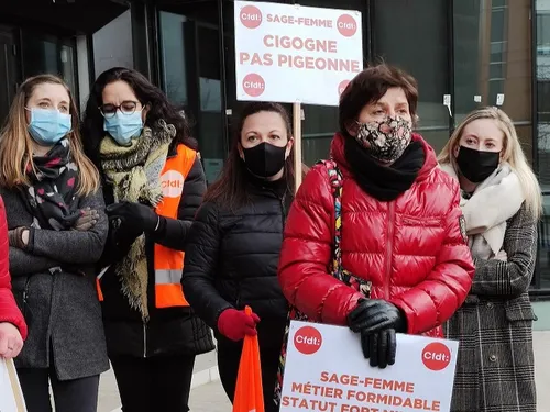 Les sages-femmes restent mobilisées en Côte d’Or